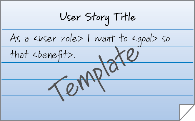 blog user stories match the goal to the role innolution scrum story format